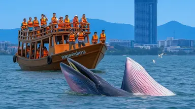 Фотоохота на китов Брайда