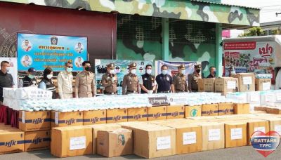 Полиция Паттайи конфисковала более 750 000 масок