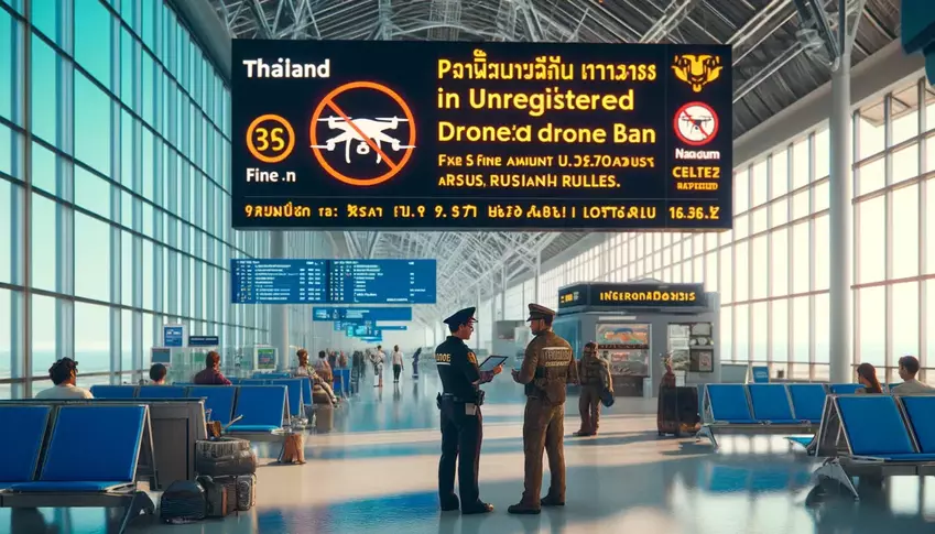 Запрет на дроны в Таиланде